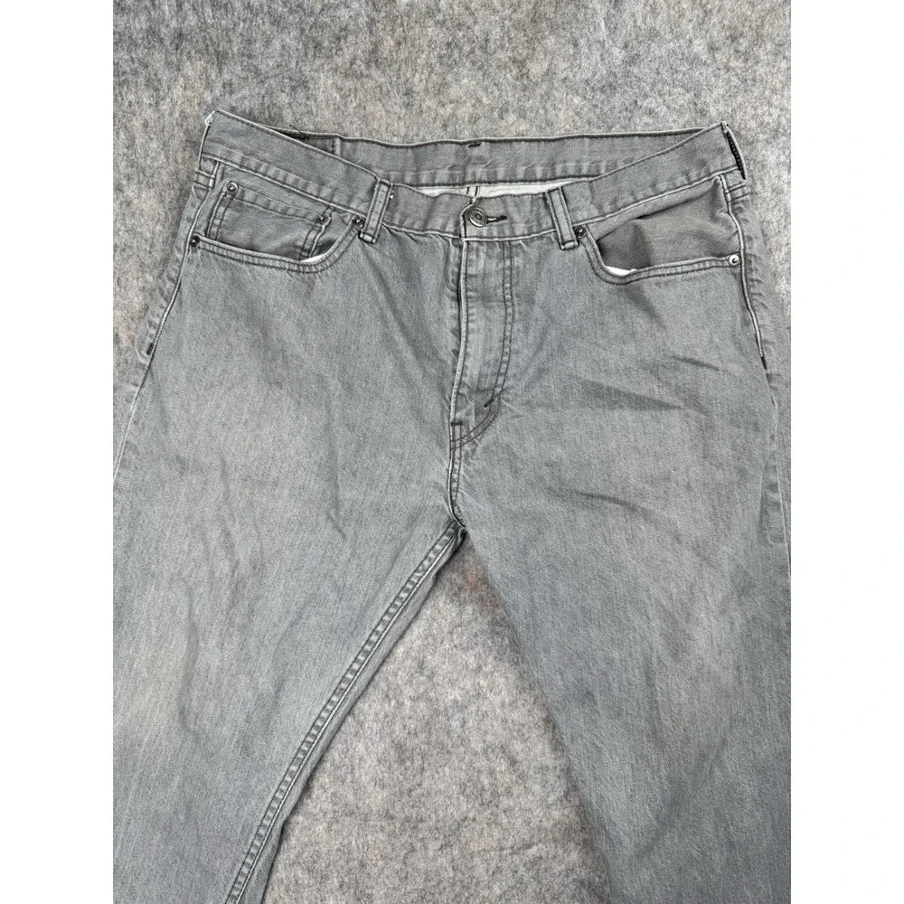 Levi‎ Strauss & Co 508 Mens Size 36x30 Denim Jeans Gray Straight Leg